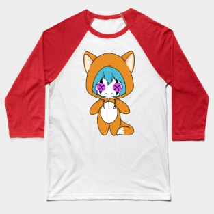 creepypasta candy cane fox costume doll Baseball T-Shirt